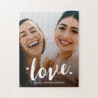 Bold Script Love Sisters BFF Family Foto