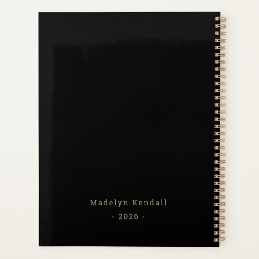 Bold Script Typography Black & Gold (Dos)