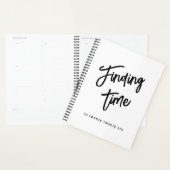 Bold Script Typography Black & White Custom Name (Devant avec enveloppe)