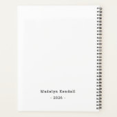 Bold Script Typography Black & White Custom Name (Dos)