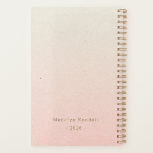 Bold Script Typography Pink & Gold Personalized (Dos)