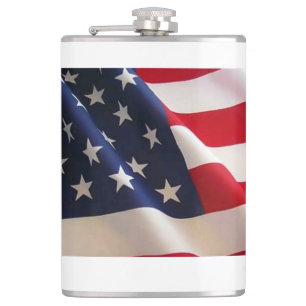 Bold Stars and Stripes - Amerikaanse vlag Heupfles
