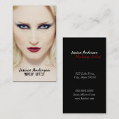 Bold Statement Makeup Artiest Visitekaartje (Voorkant / Achterkant)