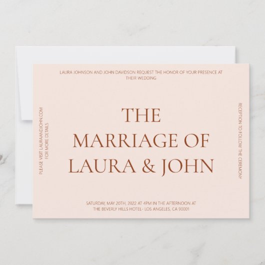 Bold Statement Weddenschap Kaart (Voorkant)