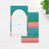 Bold Stripes Arch Clothing Size Price Hang Tag (Bureau)