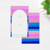 Bold Stripes Arch Clothing Size Price Hang Tag Visitekaartje (Bureau)
