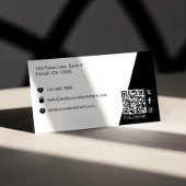 Bold Strong Modern Personal Trainer Fitness Photo  Visitekaartje