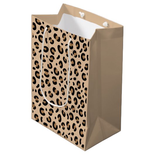 Bold Tiger Stripe Pattern – Animal Print Design Medium Cadeauzakje (Voorkant Gekanteld)