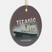 Bold Titanic Keramisch Ornament (Rechts)