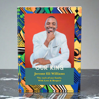 Bold Tribal Christmas Gifts for African Black Men Fotoblokken