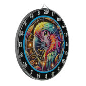 Bold Tropical Parrot Dartboard Adventure Dartbord (Voorkant Links)