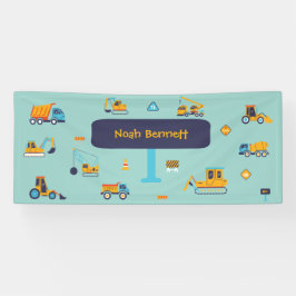 Bold Trucks Custom Name for Kids Boy Spandoek