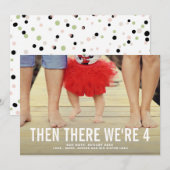 Bold Typografie Fotoaankondiging Aankondiging (Voorkant / Achterkant)