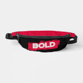 BOLD Typographie Sac Banane (Recto)