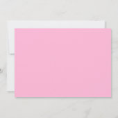 Bold Typography Pink Green Cute Bat Mitzvah Name Bedankkaart (Achterkant)