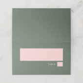 Bold Typography Simple roze Green Bat Mitzvah (Buitenkant ongevouwen)