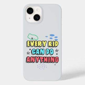 Bold Typography Statement Design voor kinderen Case-Mate iPhone 14 Hoesje