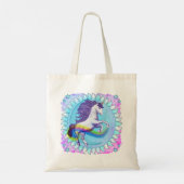 Bold Unicorn Tote Bag (Achterkant)