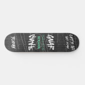 Bold Urban Let's Gnar Graffity Skateboard (Horizontaal)
