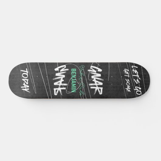 Bold Urban Let's Gnar Graffity Skateboard (Horizontaal)