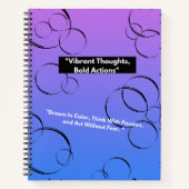 Bold & Vibrant Dagblad voor Vrouwen Notitieboek (Voorkant)