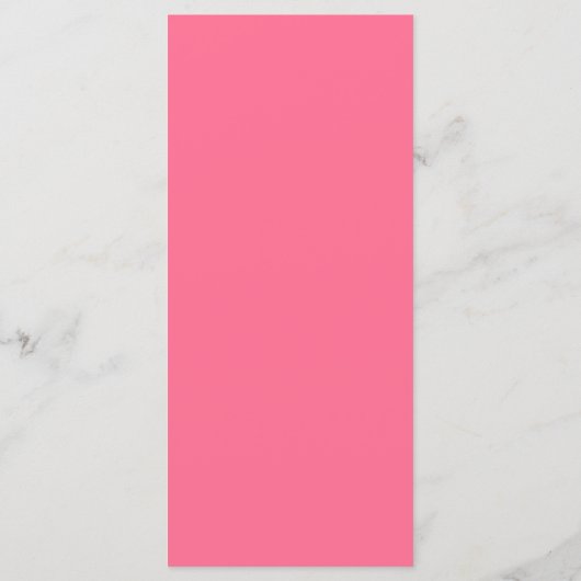 Bold Wavy Lijst Bow Roze Sinaasappel Menu (Achterkant)