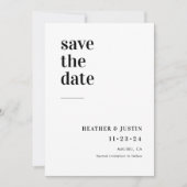 Bold Weddenschap Foto Opslaan datum Save The Date (Voorkant)