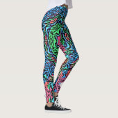 Bold Wild Mandala Inspiré Motif sur les Leggings (Droite)