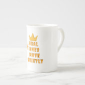 Bold Yet Silent – The Real Ones Design Porselein Kop (Voorkant rechts)