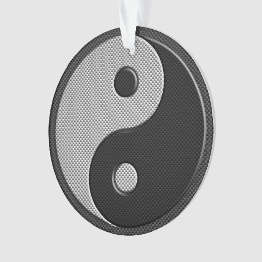 Bold Yin Yang en fibre de carbone style d'impressi (devant)
