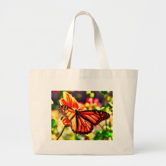 Bolder Butterfly Grote Tote Bag (Voorkant)