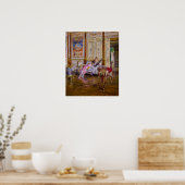 Boldini - Een luitspeler en een luisteraar Poster (Keuken)