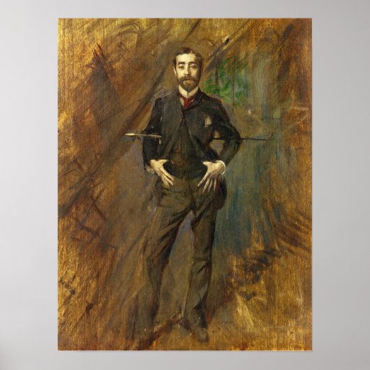 Boldini - John Singer Sargent 1890 Poster (Voorkant)