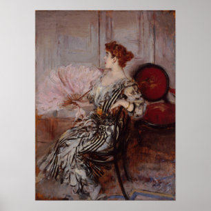Boldini - Portret van Madame Torri danser op de .. Poster