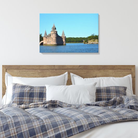 Boldt Castle Canvas Afdruk (Insitu (Slaapkamer))