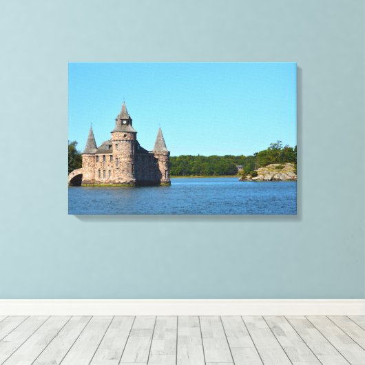 Boldt Castle Canvas Afdruk (Insitu (Houten vloer))