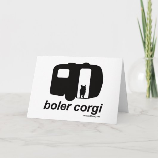 Boler Corgi Note Kaart - Pembroke (Voorkant)