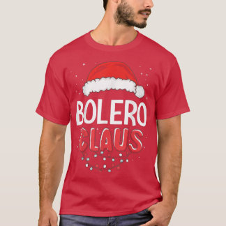 Bolero Santa Claus kerstwedstrijd Costume T-Sh T-shirt
