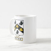 Boles Family Crest Koffiemok (Voorkant links)