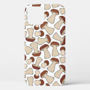 Boletus of Porcini-paddenstoel zonder naadloze, ei iPhone 12 Hoesje