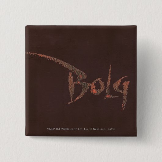 Bolg-naam Vierkante Button 5,1 Cm (Voorkant)