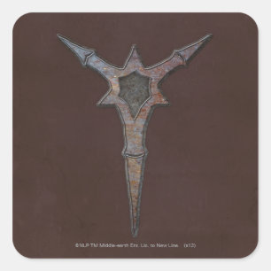 Bolg-pictogram Vierkante Sticker