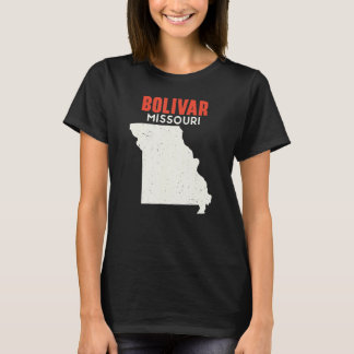 Bolivar Missouri Verenigde Staten Amerika Reis Mis T-shirt
