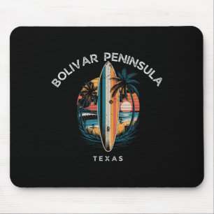 Bolivar schiereiland Texas Mannen Vrouwen Surfen Muismat