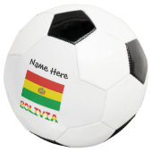 Bolivia Boliviaanse vlag gepersonaliseerd Voetbal (Drie kwart)
