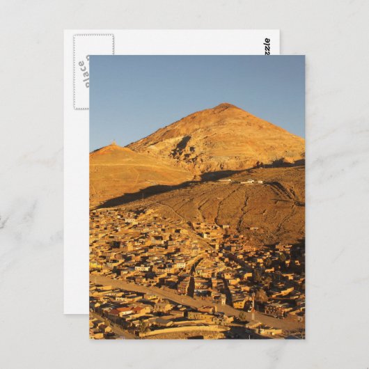 Bolivia Cerro Rico Berg in Potosi Briefkaart (Voorkant / Achterkant)