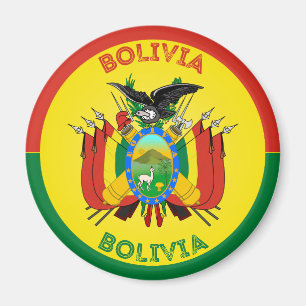 Bolivia Erfgoed Embleem Magneet