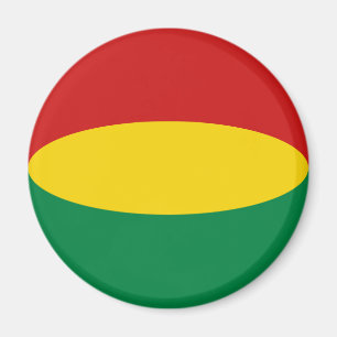 Bolivia Fisheye Vlag Magneet