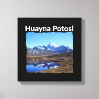 Bolivia Huayna Potosi Mountain - Andes Art