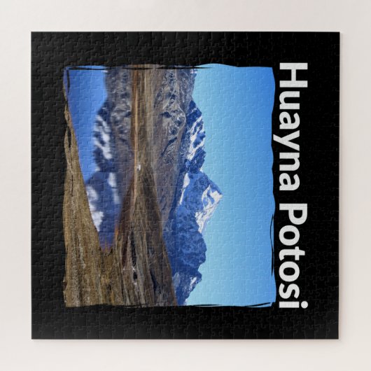 Bolivia Huayna Potosi Mountain - Andes Art Legpuzzel (Horizontaal)